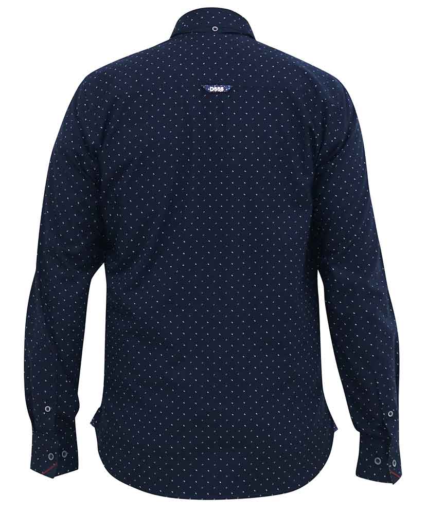 'Epping' Micro Print Long Sleeve Shirt