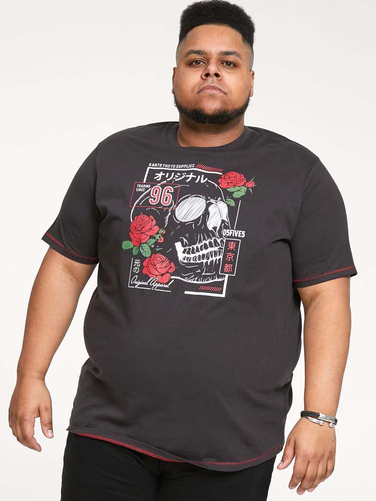'Jackson' Couture Skull Print T-Shirt