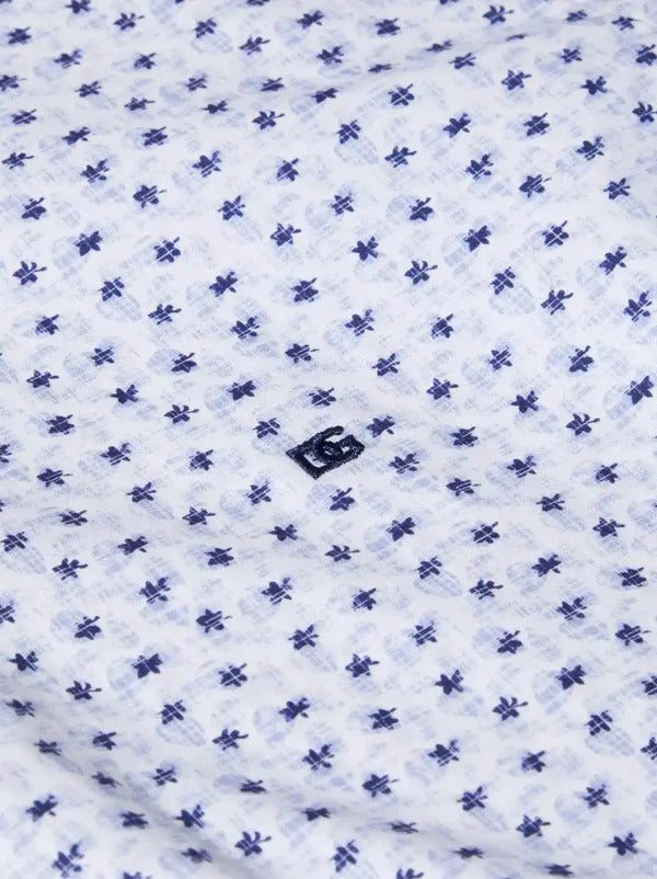 Ditsy Print Short Sleeve Shirt