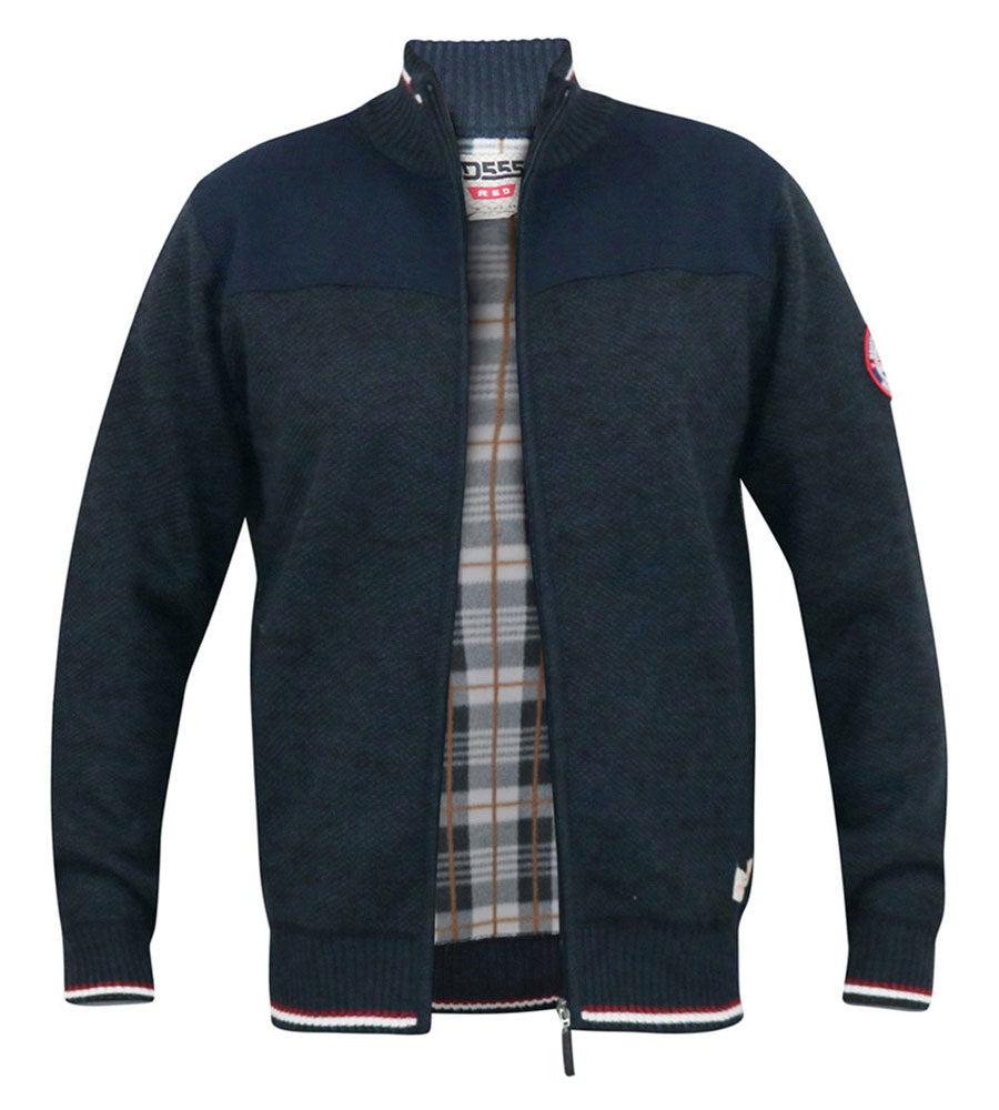 Aberdare' Bonded Knit Full Zip Cardigan