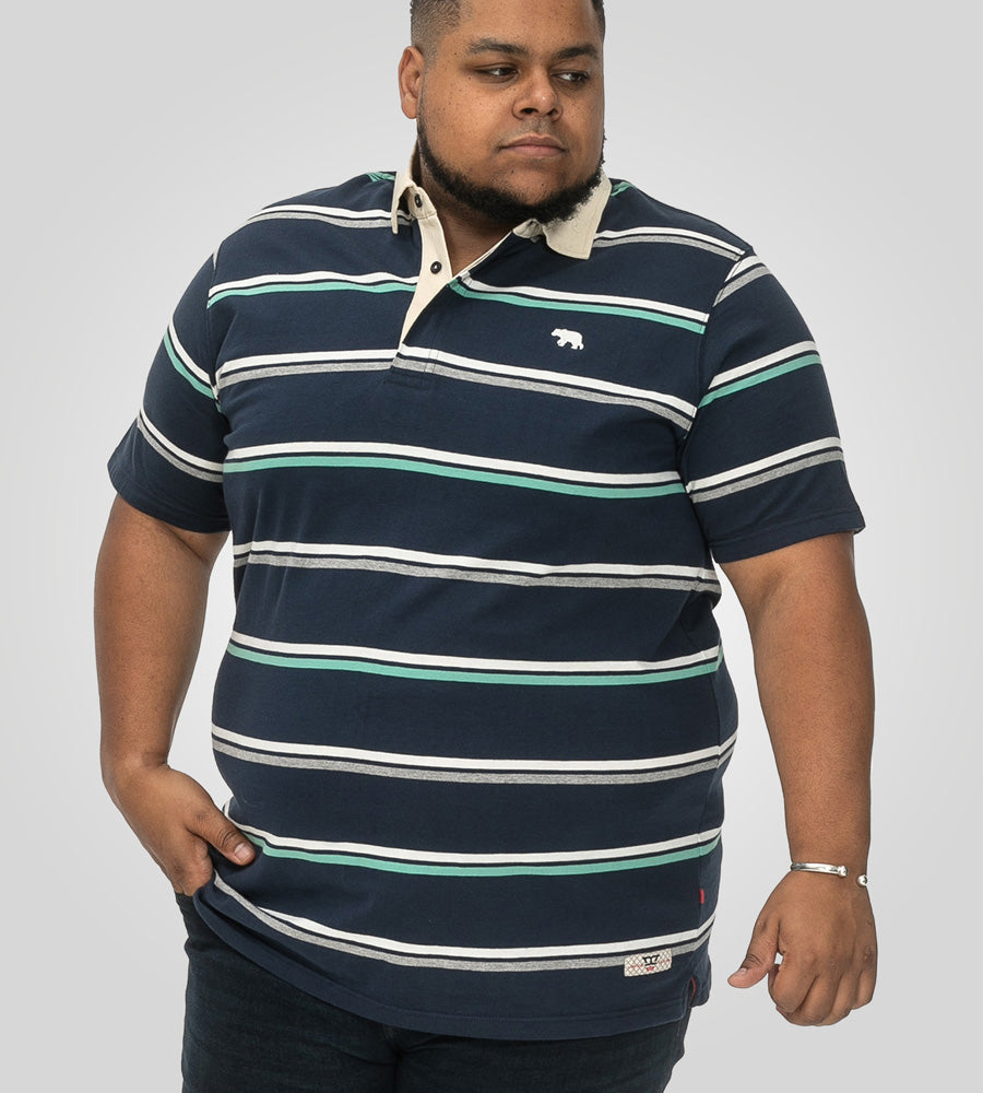 'Reading'  Stripe Rugby Polo Shirt