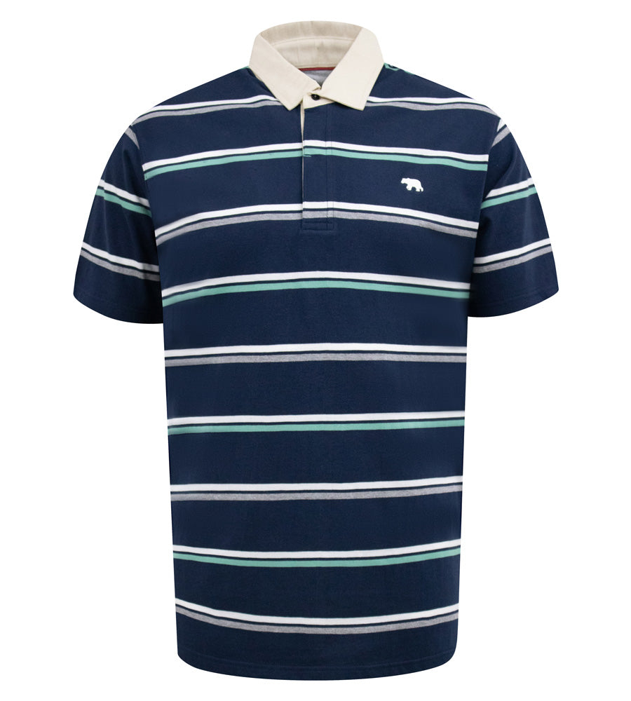 'Reading'  Stripe Rugby Polo Shirt