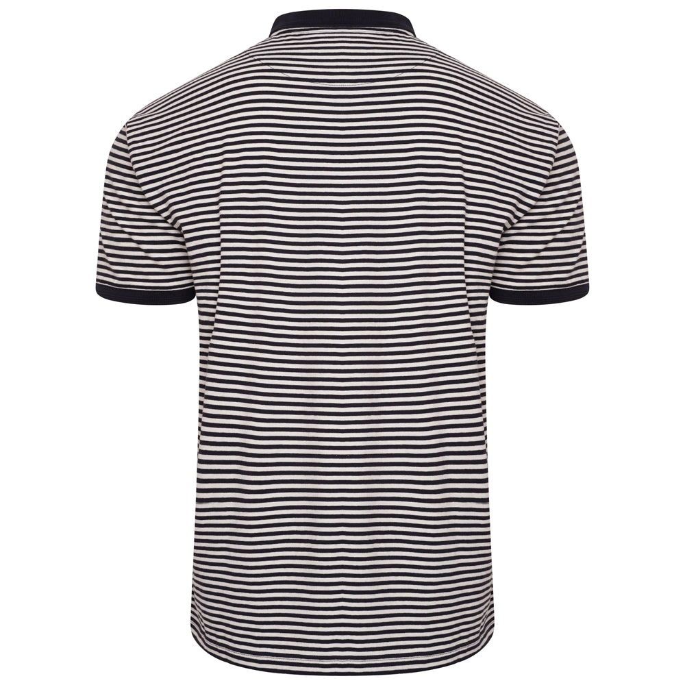 Navy Stripe Polo Shirt