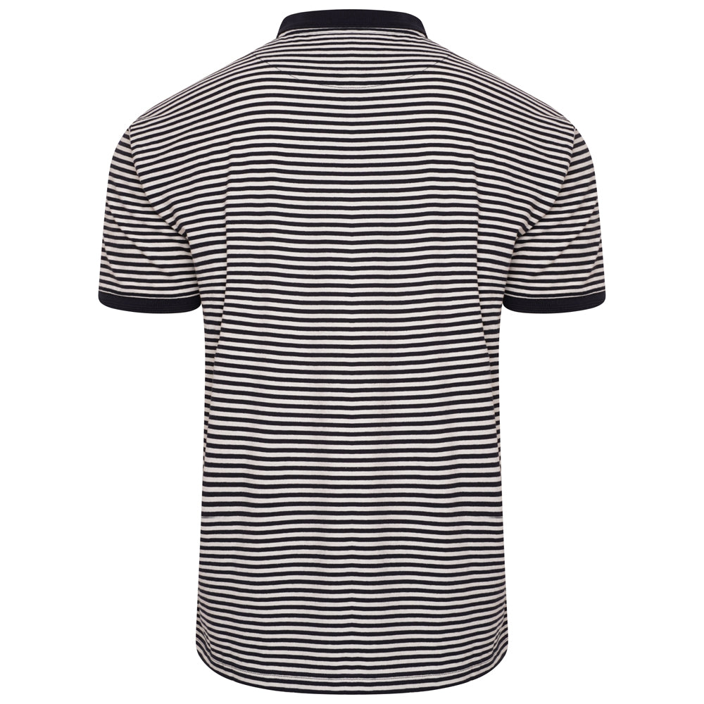 Navy Stripe Polo Shirt