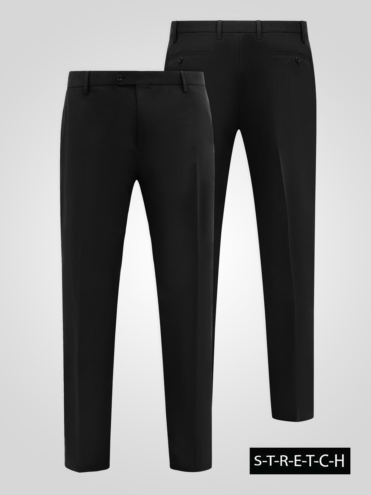 'Ted' 4 Way Stretch Classic Suit Trousers