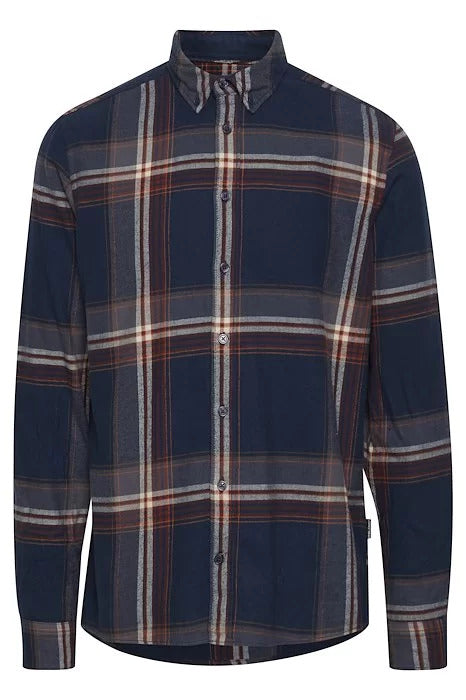 Brushed Cotton Check Long Sleeve shirt