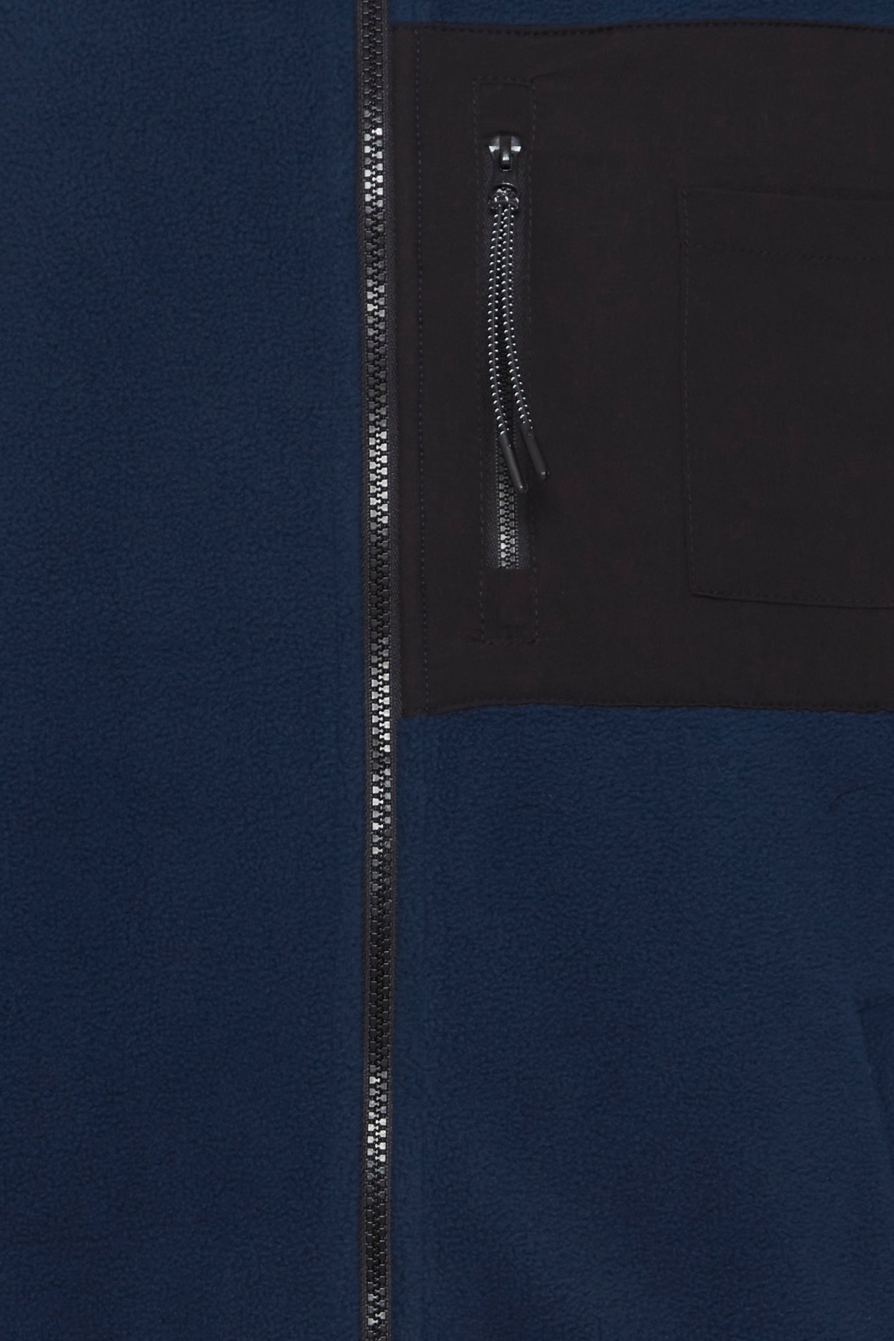 Full Zip Contrast Fleece