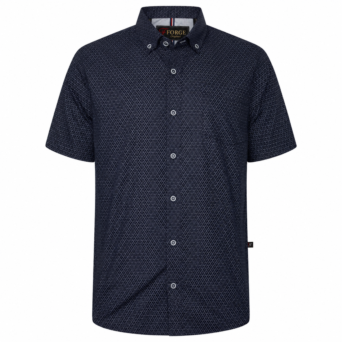 Geometric Print Short Sleeve Shirt