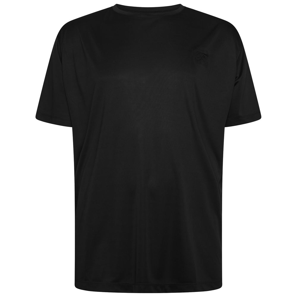 Lightweight Polyester Black T-Shirt