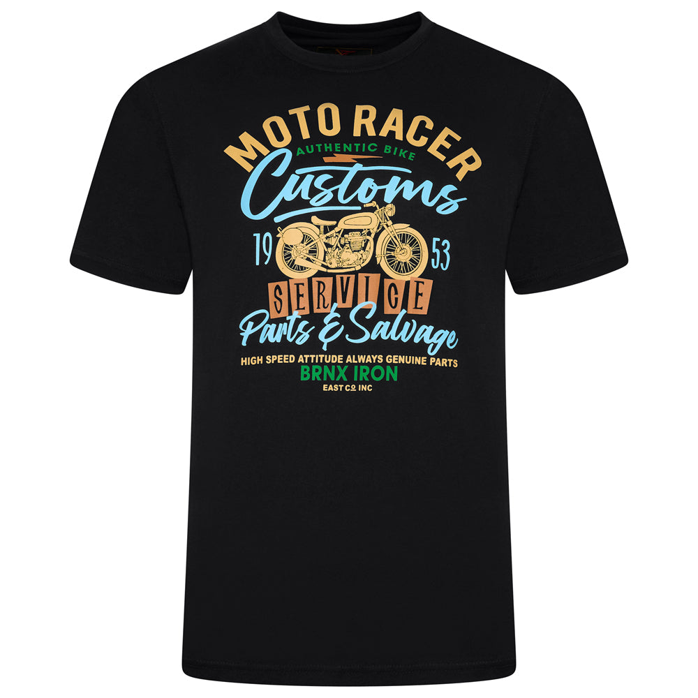 Moto Racer Print T-Shirt