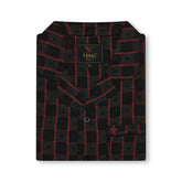 Traditional Style Square Print Pyjamas