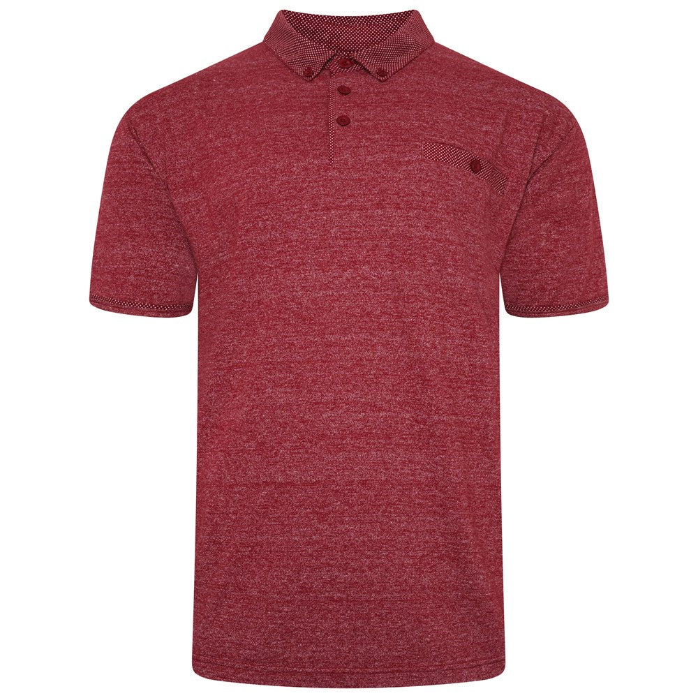 Marl Effect Polo Shirt