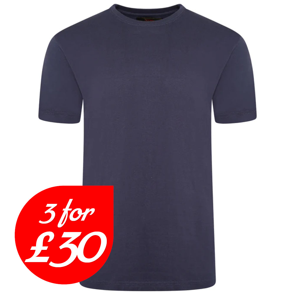 Casual Plain Crew Neck T-Shirt