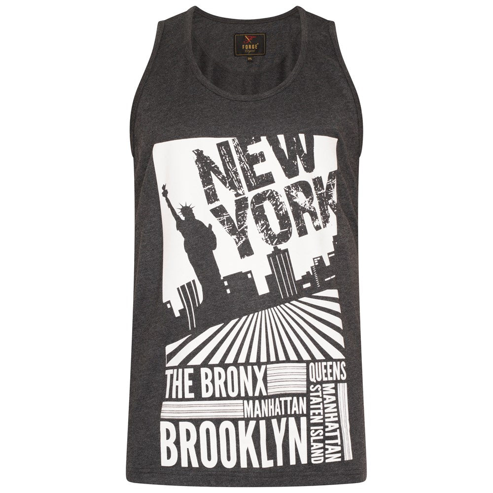 New York Brooklyn Print Vest