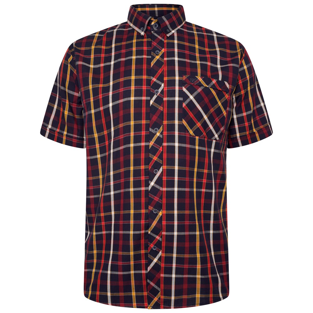 Multi Check Short Sleeve Shirt