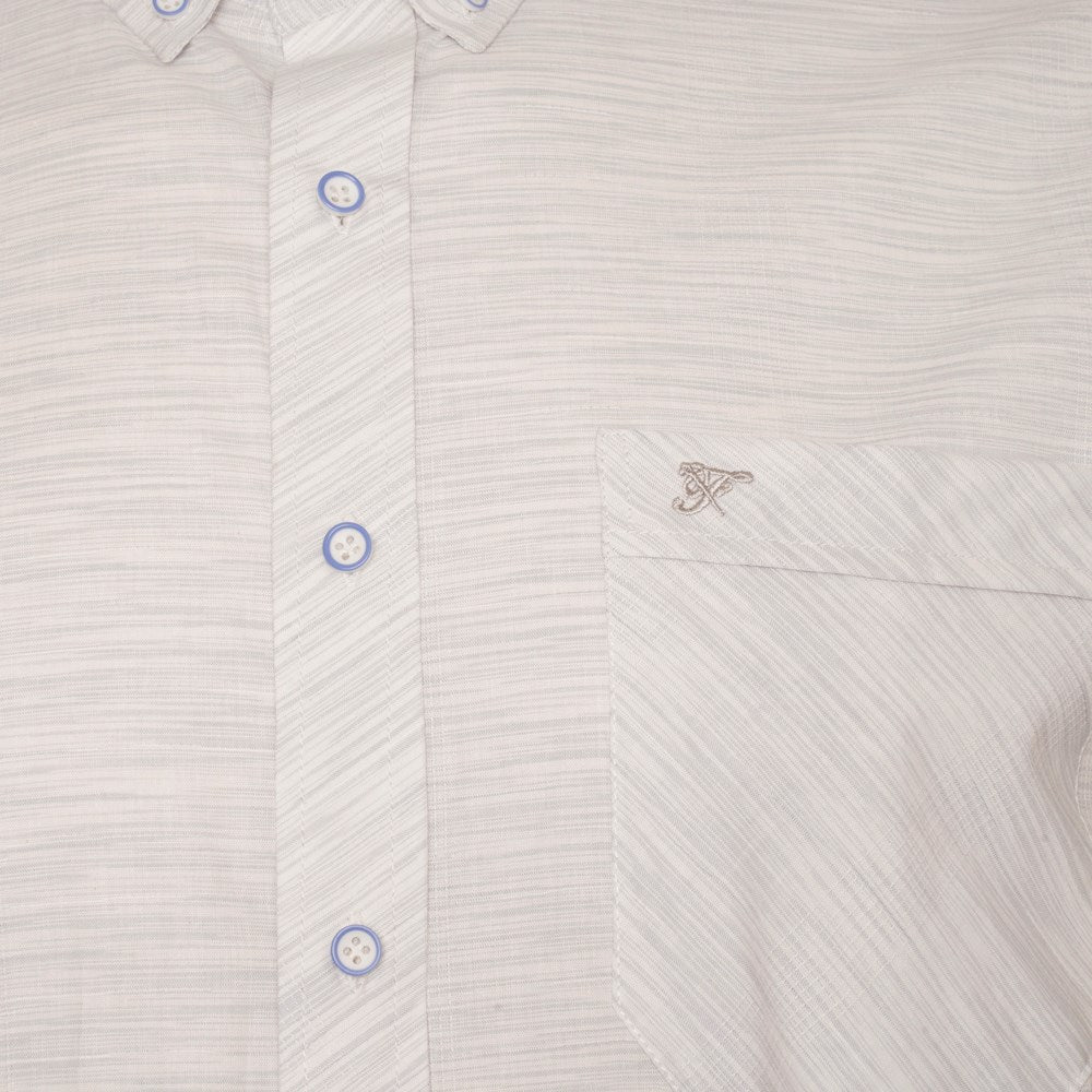 Woven Effect Short Sleeve Shirt