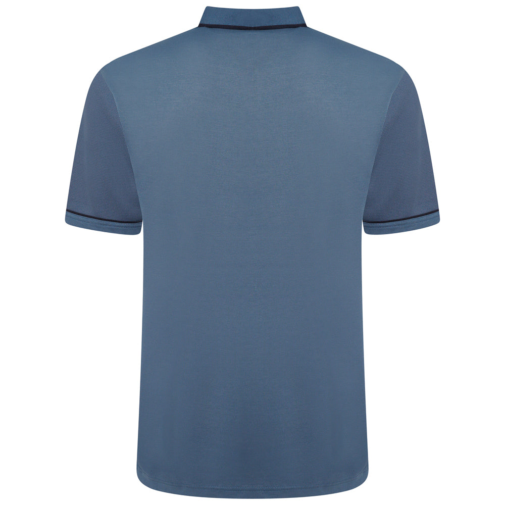 Contrast Panel Golf Polo Shirt