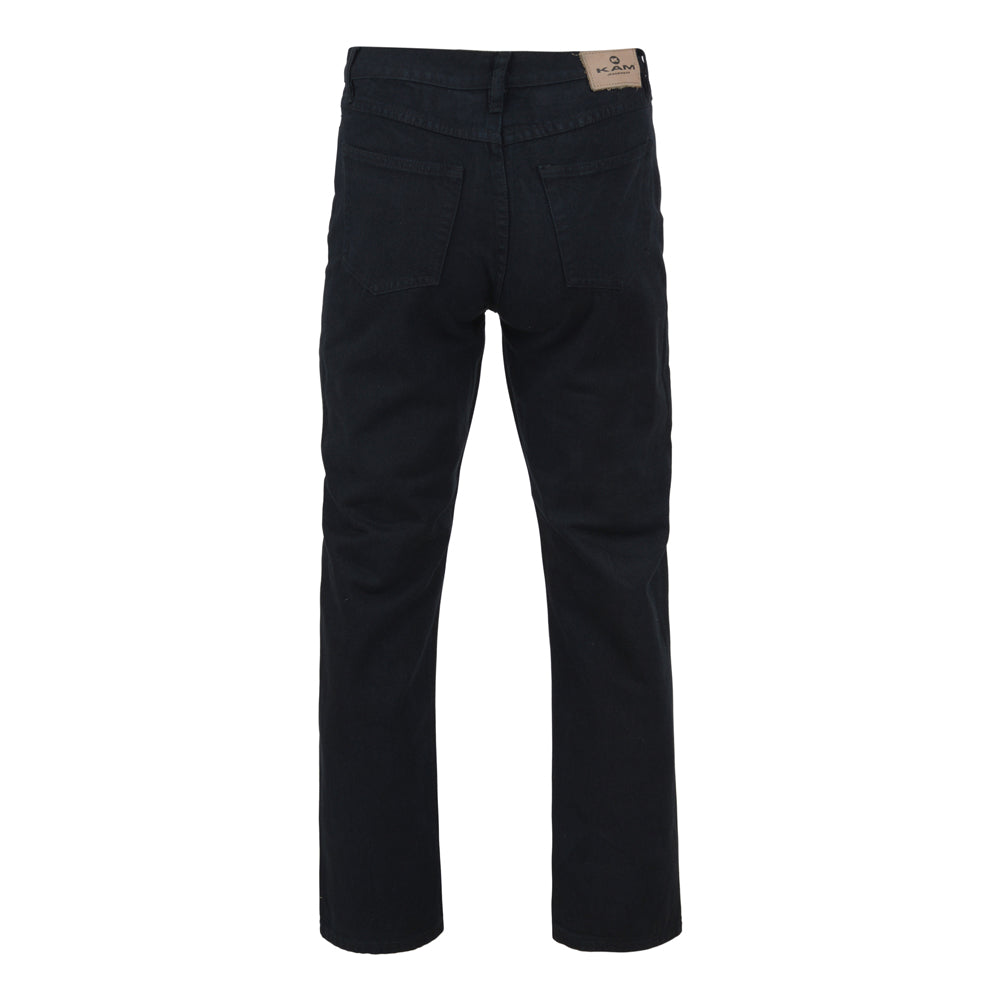 Regular Fit Black Denim Jeans