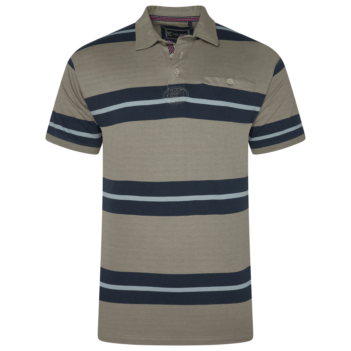 Multi Stripe Rugby Polo Shirt