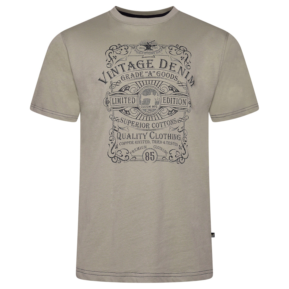 Vintage Denim Print T-Shirt