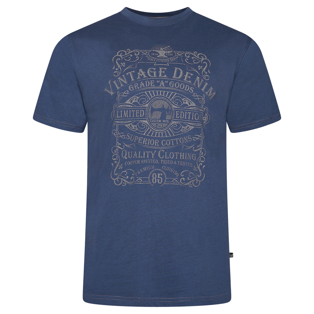 Vintage Denim Print T-Shirt