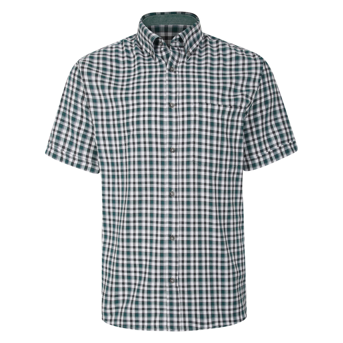 Short Sleeve Small Check Shirt