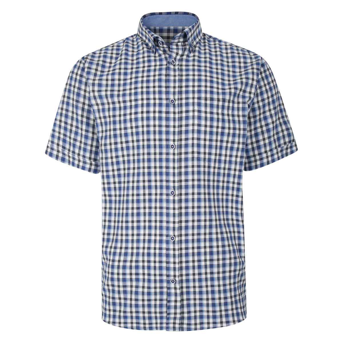 Short Sleeve Small Check Shirt