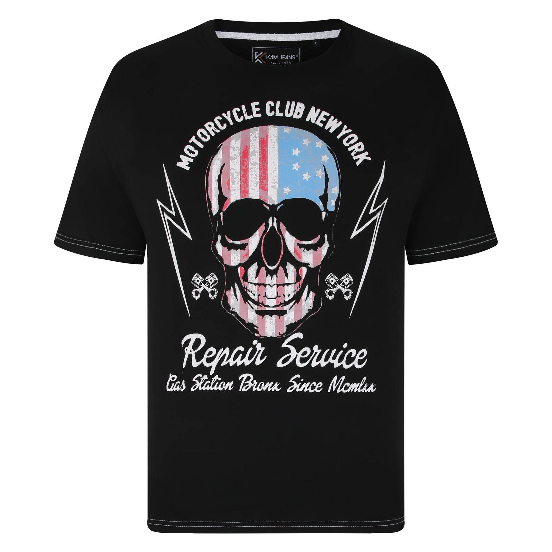 USA Skull Print Tee