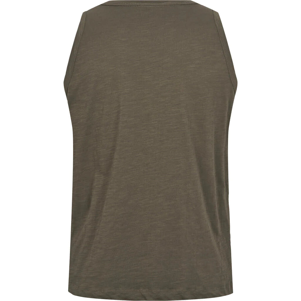 Single Pocket Sleeveless T-Shirt