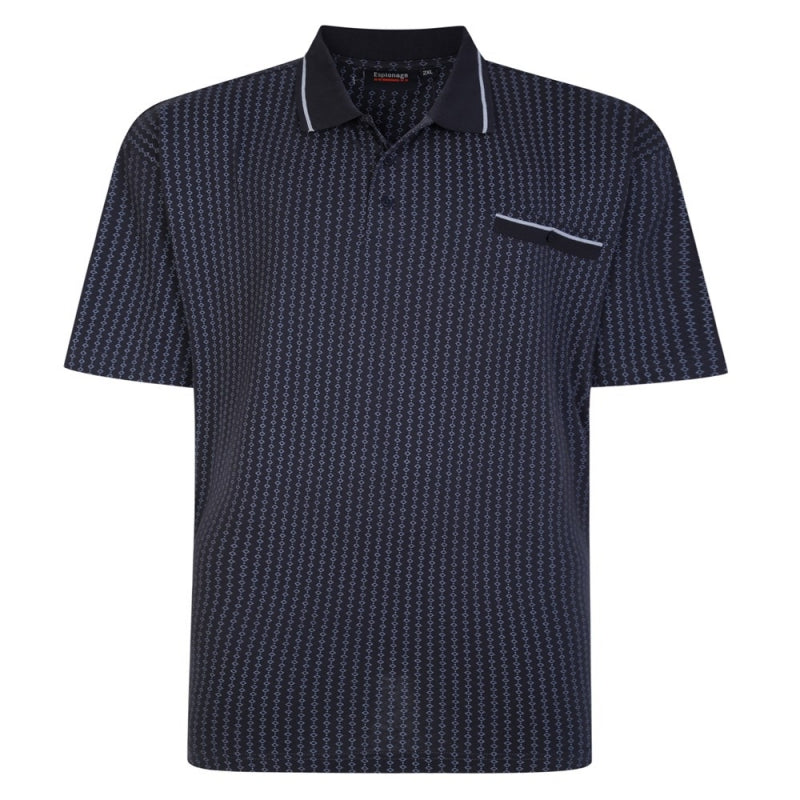 Geo Print Polo Shirt