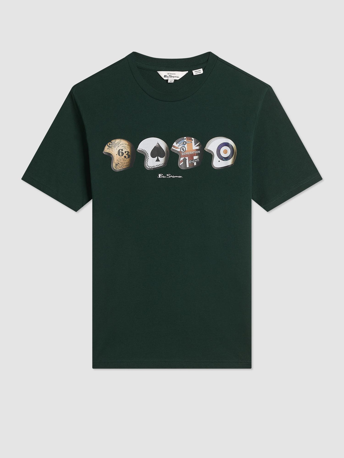 Scooter Helmet Print T-Shirt