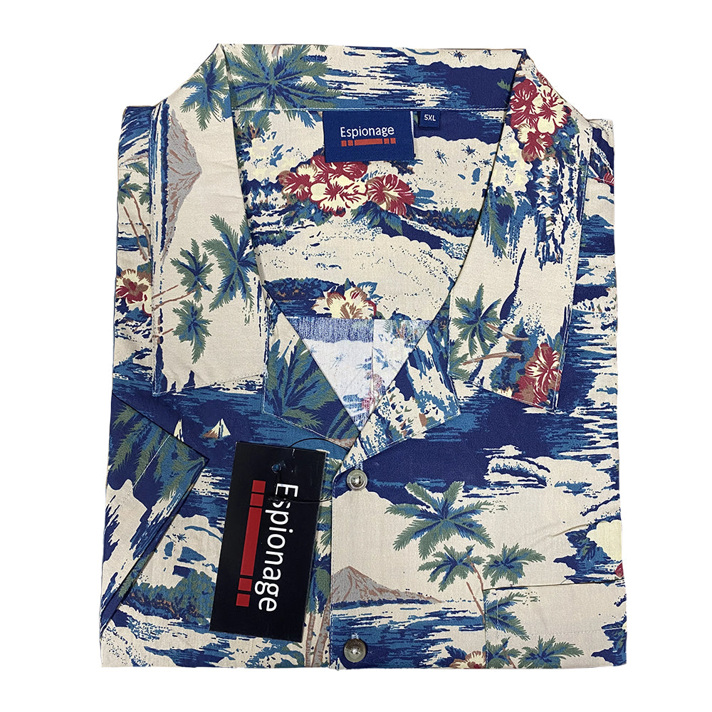 Hawaiian Print Short Sleeve Shirt