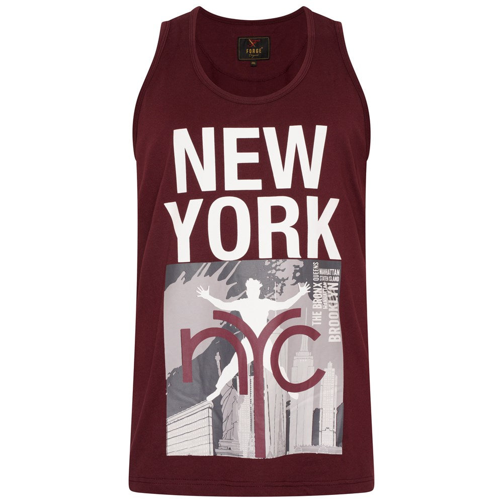 New York Print Vest