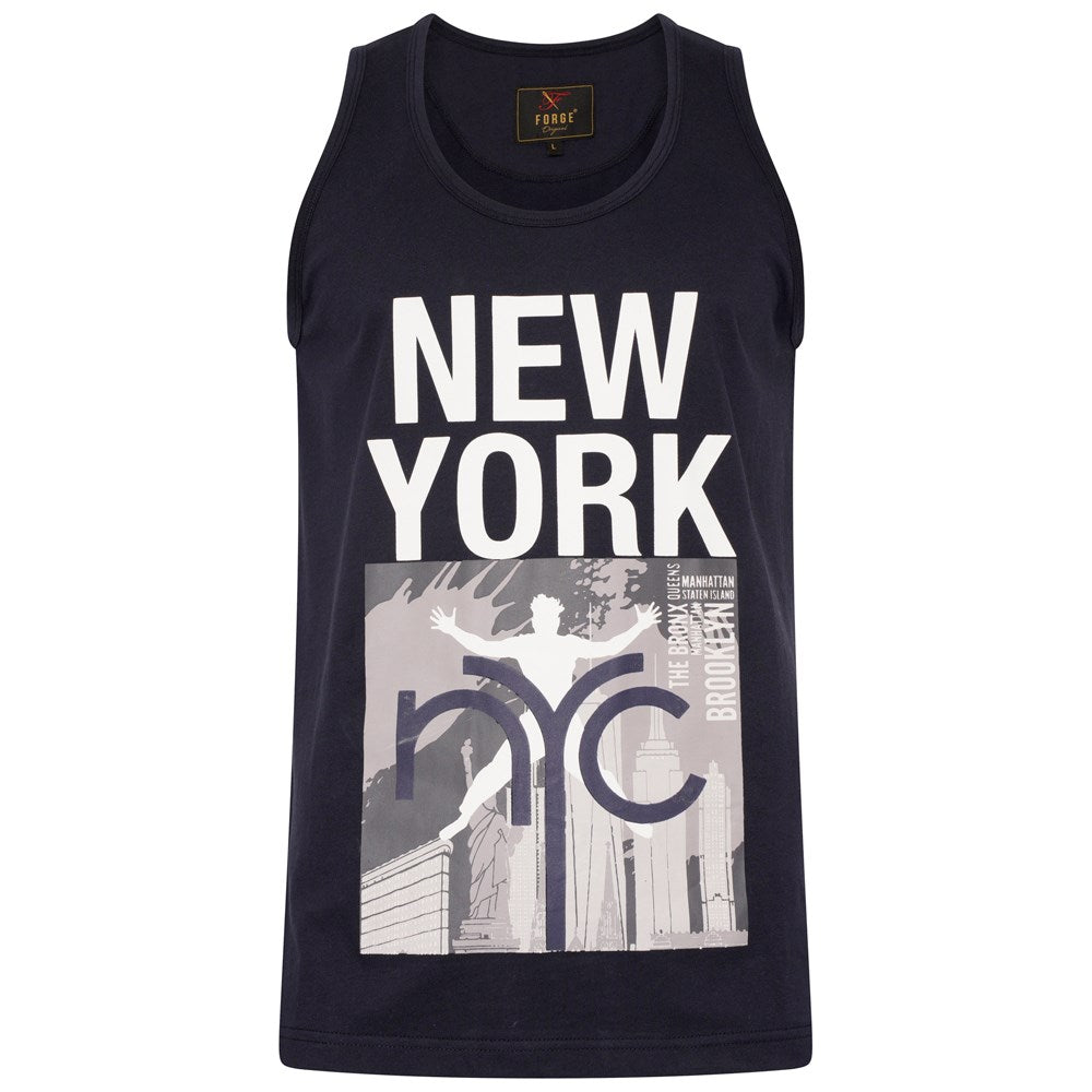 New York Print Vest