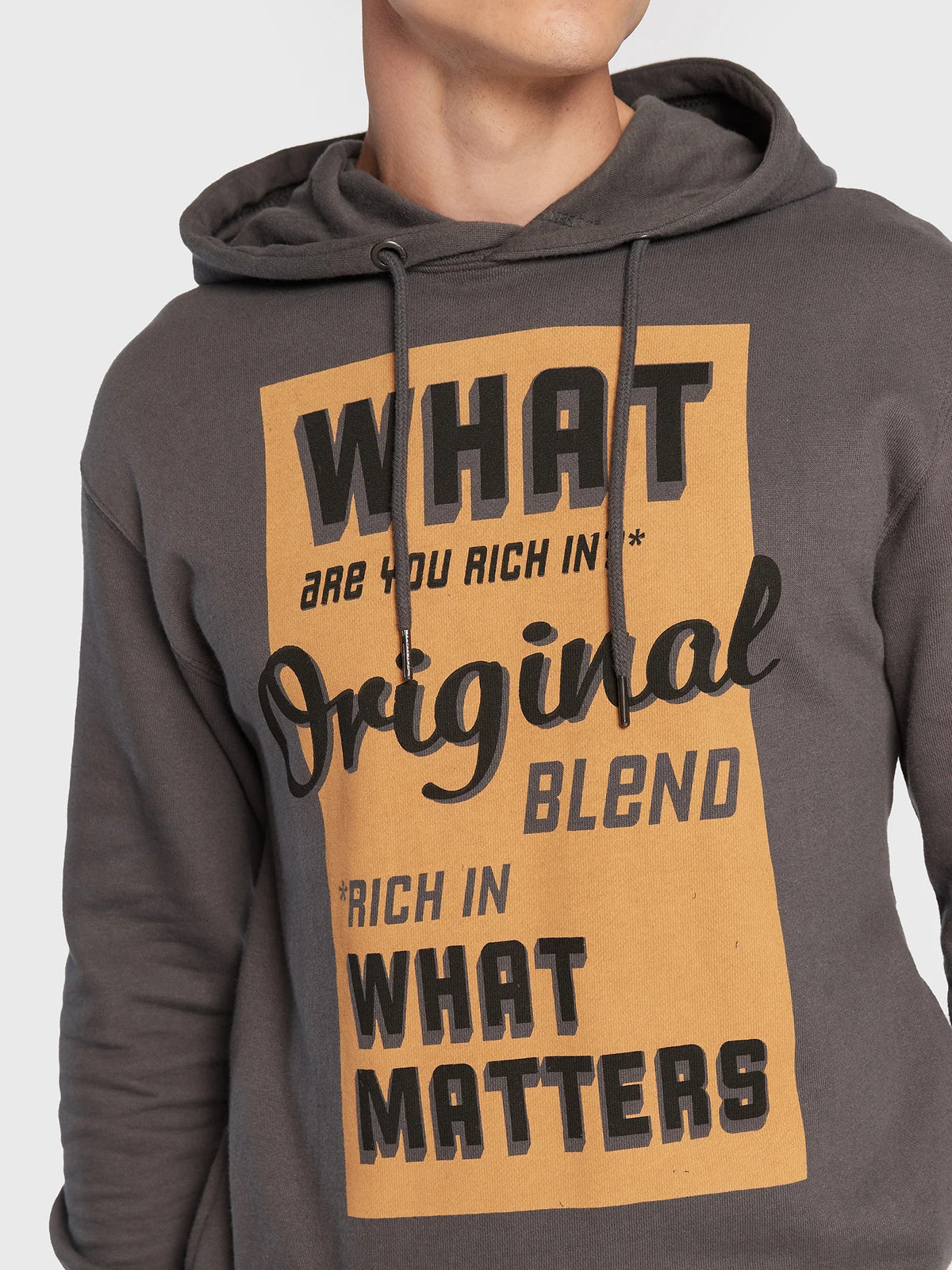 What Are You Rich In' Overhead Hoody