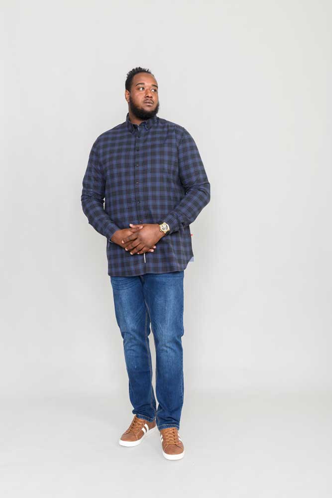 Dovercourt Flannel Check Long Sleeve Shirt