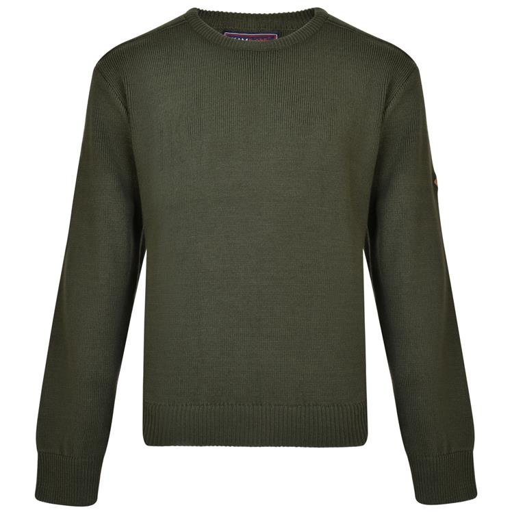 Crew Neck Ribbed Jumper