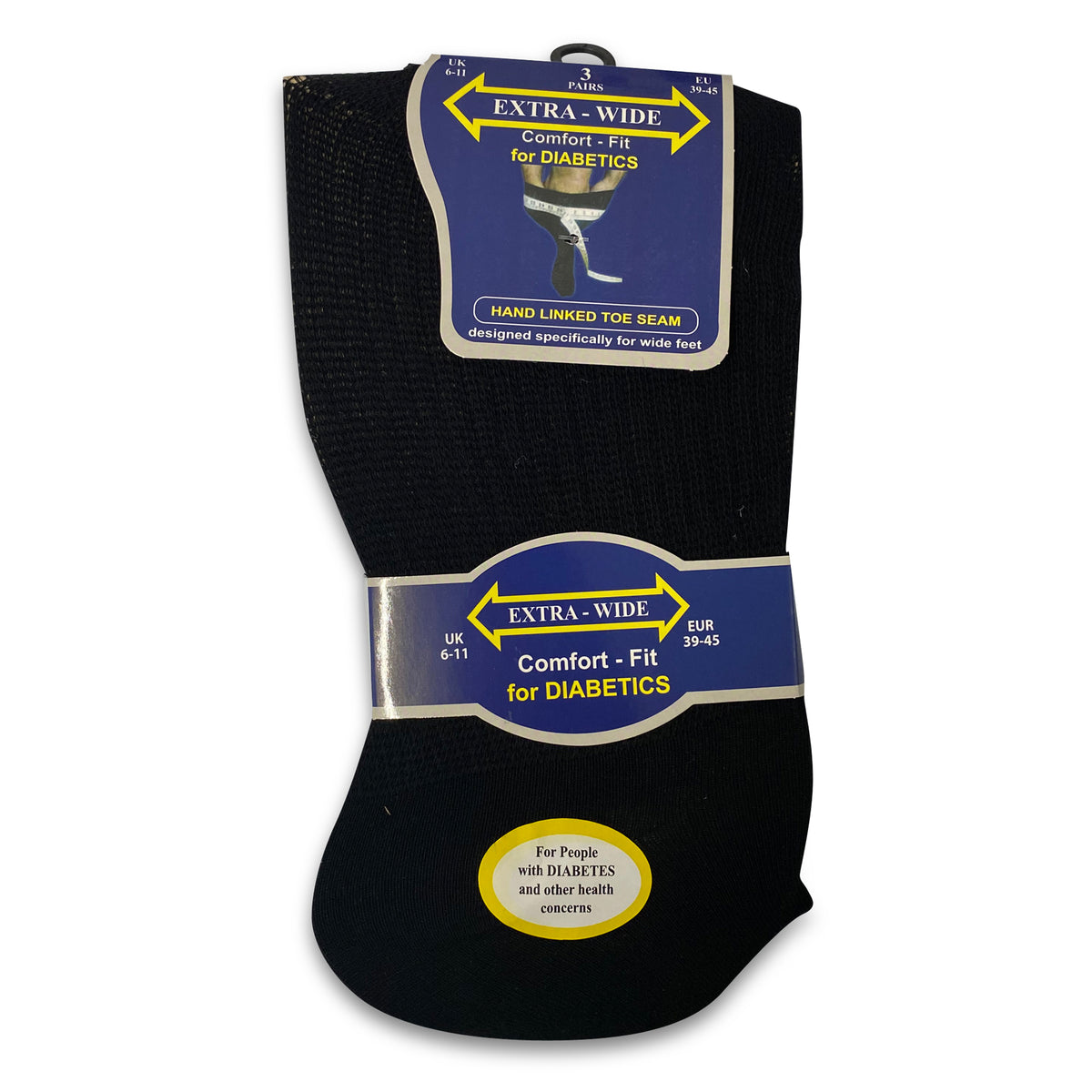 3 Pack Comfort Fit Diabetic Socks