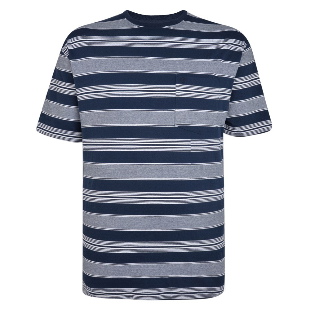 Crew Neck Stripe T-Shirt