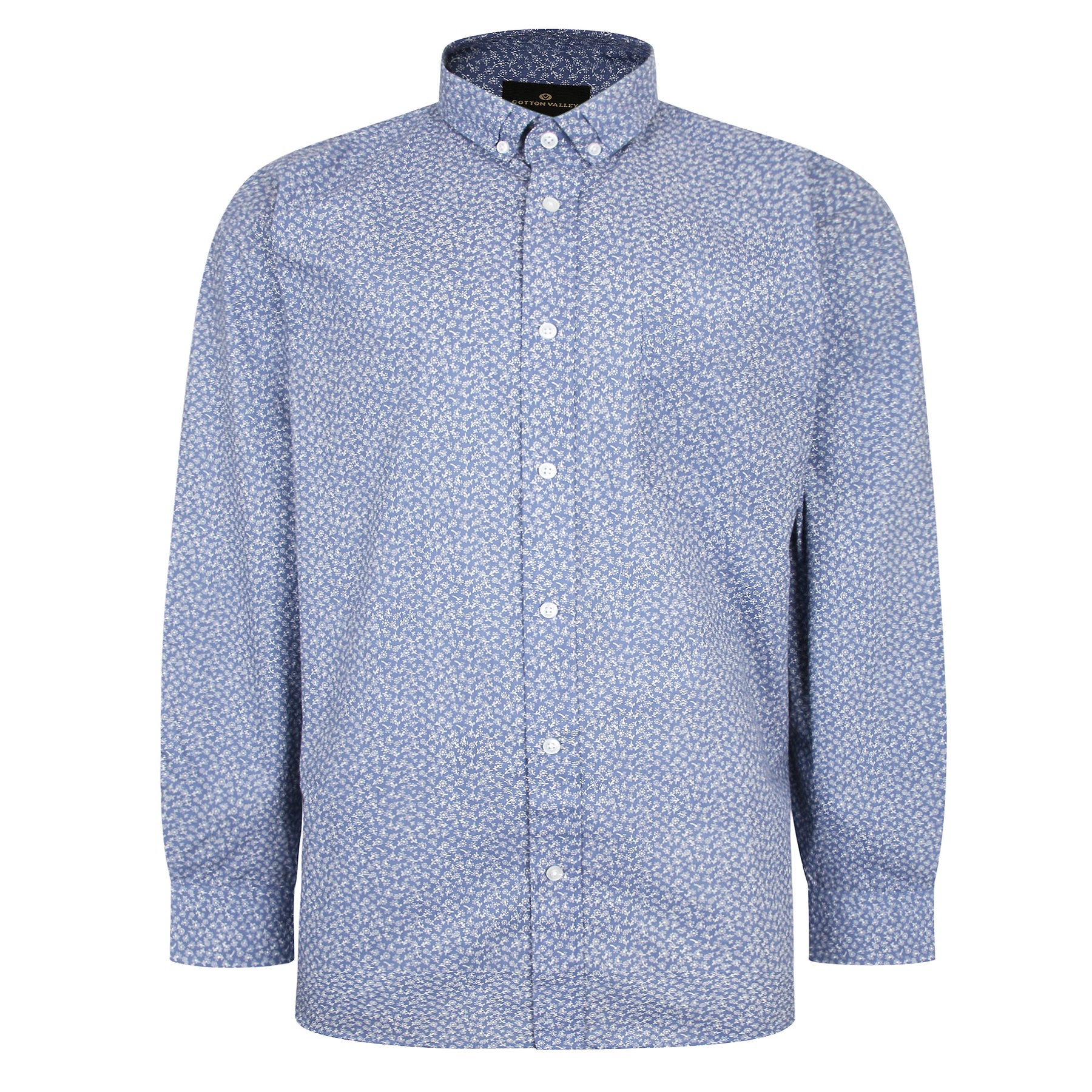 Ditsy Print Long Sleeve Shirt