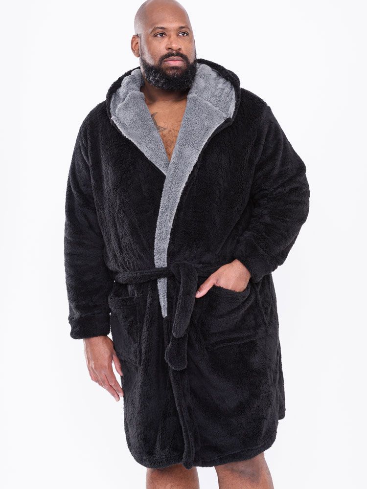 Newquay' Soft Hooded Dressing Gown