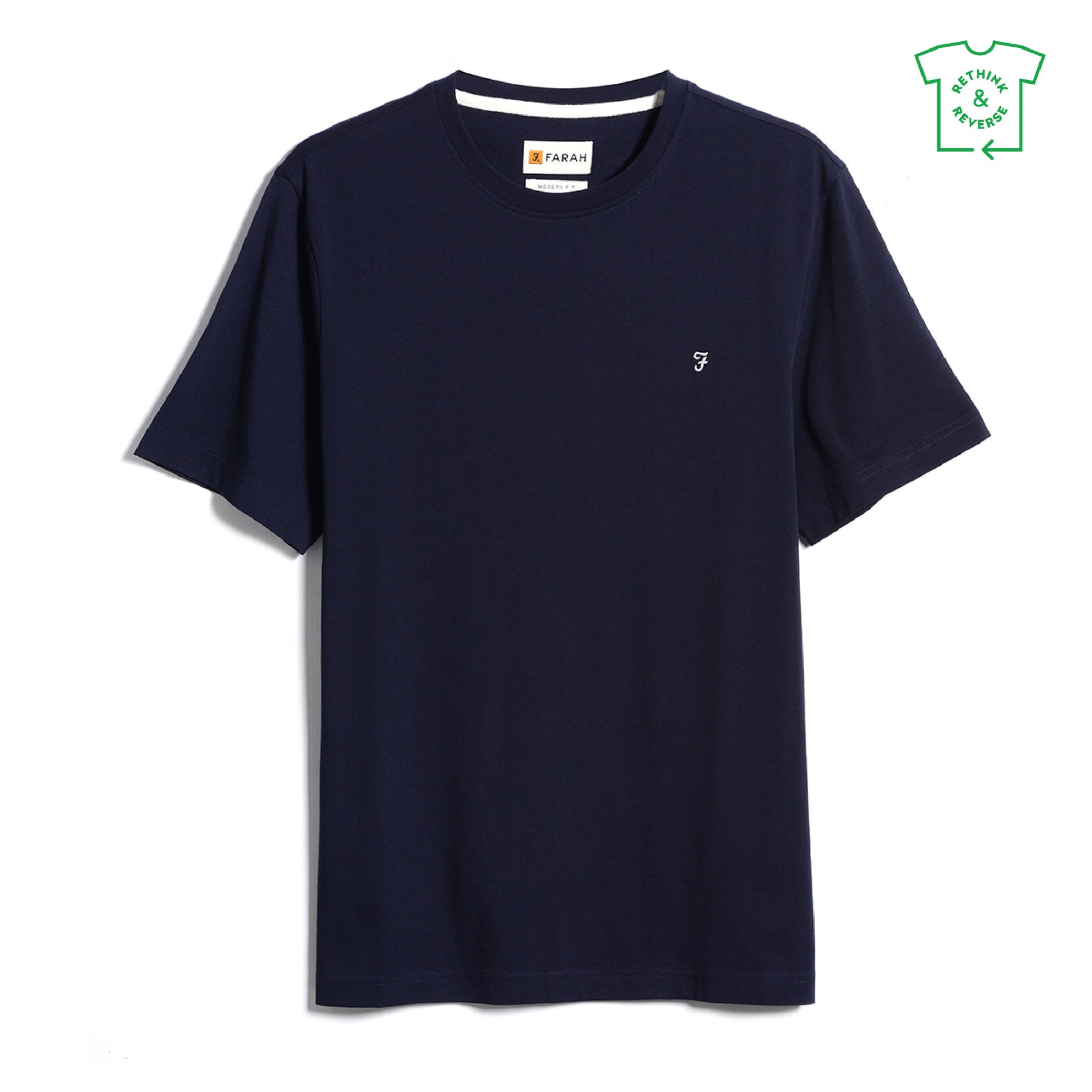 'Eddie' Plain Crew Neck T-Shirt