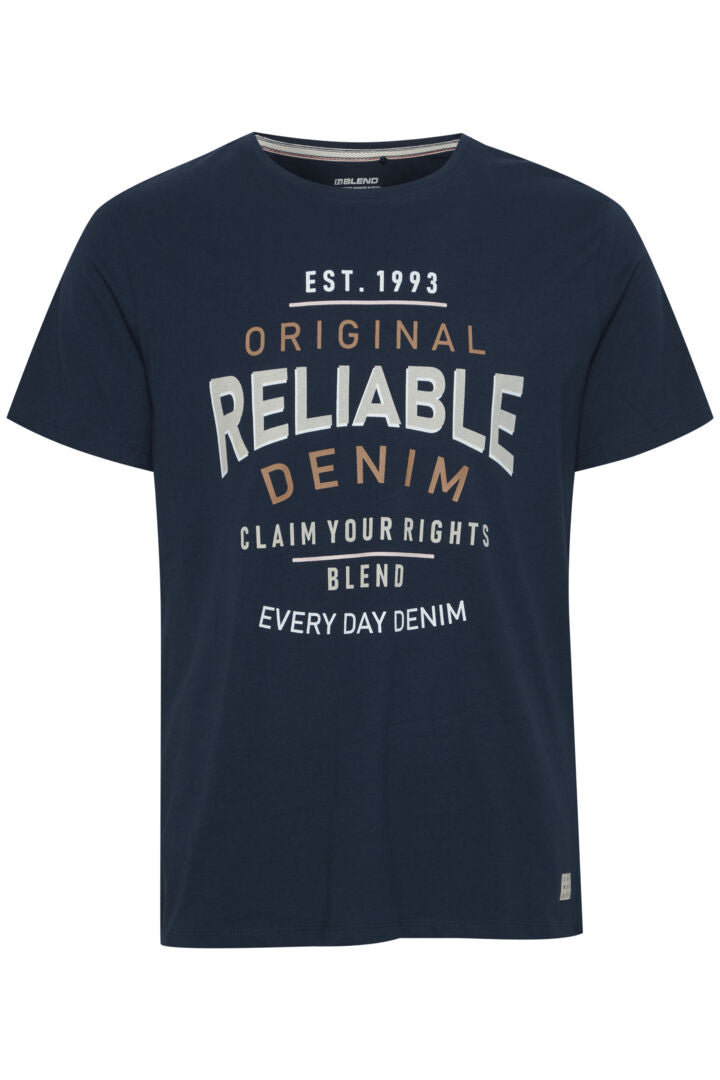 Reliable Denim' Printed T-Shirt