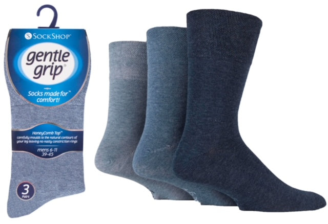 3 Pack Gentle Grip Socks