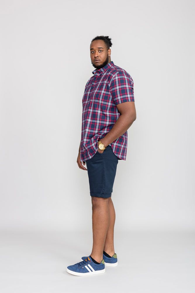 'Ripley' Multi Check Short Sleeve Fashion Shirt