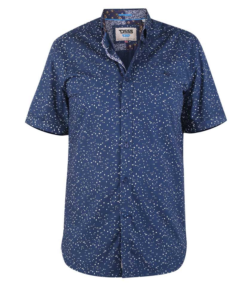 'Findon' Micro Print Short Sleeve Shirt