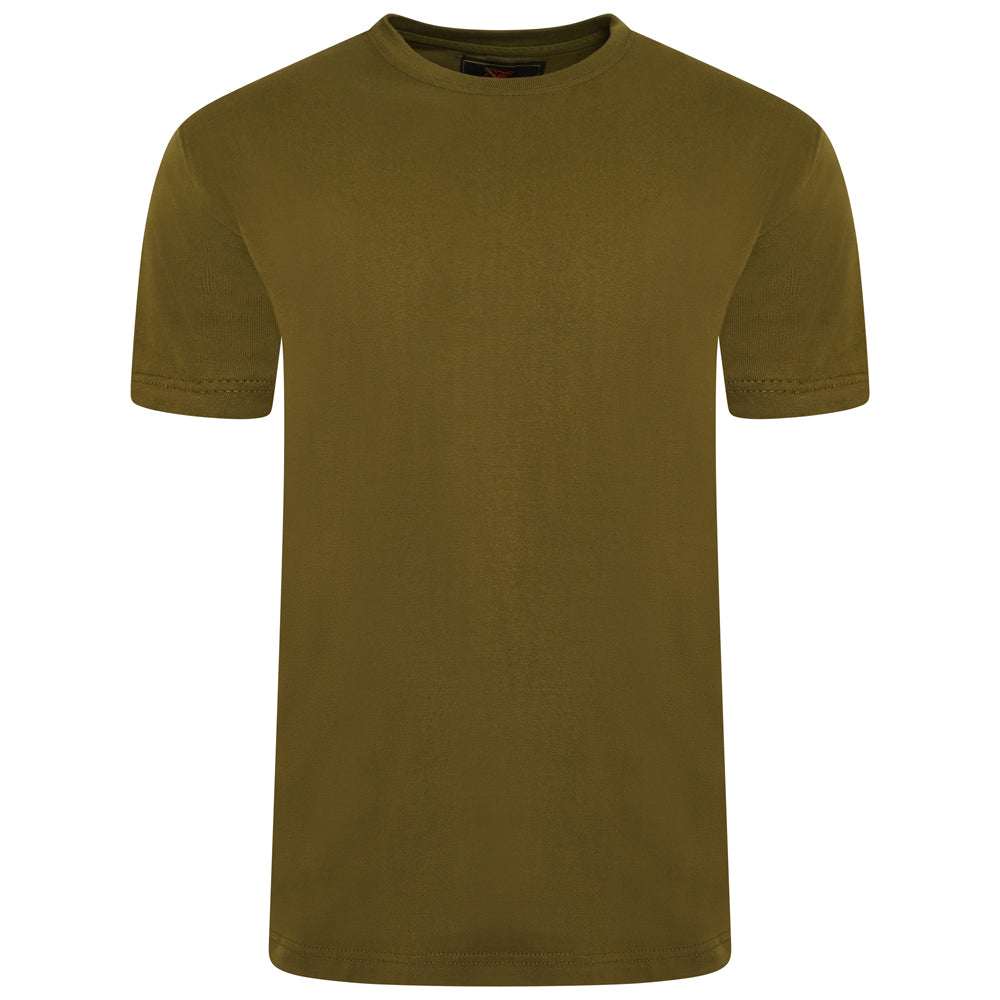 Casual Plain Crew Neck T-Shirt