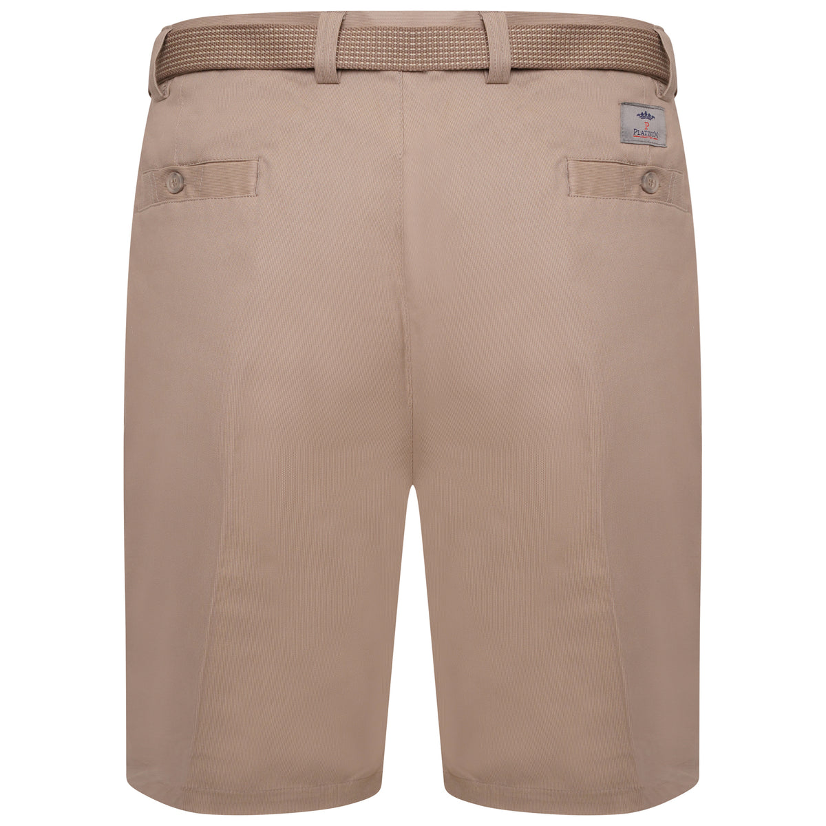 Platinum Stretch Belted Chino Shorts