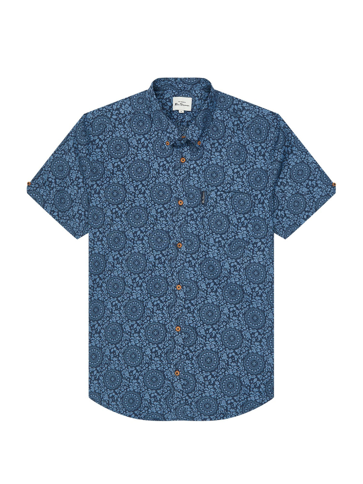 Floral Print Short Sleeve Shirt