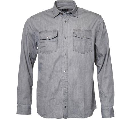 Tall Fit Twin Pocket Denim Shirt